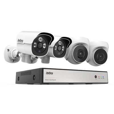 4Ch 5Mp Outdoor Waterproof Security Ip Camera System 8Ch 5Mp Poe Nvr Recorder Store House Security System