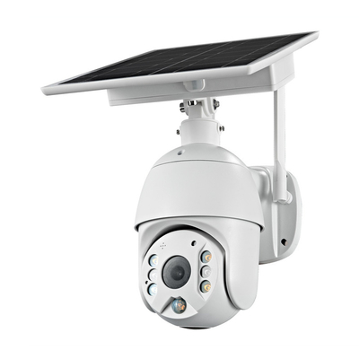 Human Motion Tracking SECTEC IP66 1080P Outdoor Waterproof Camera Solar Power CCTV 4G Solar Battery Powered IP PTZ Camera